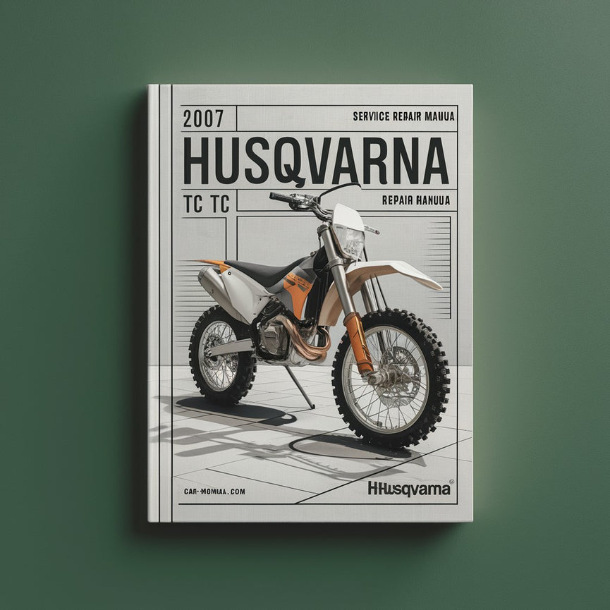 Manual de servicio de la Husqvarna TE TC 250 450 510 2007