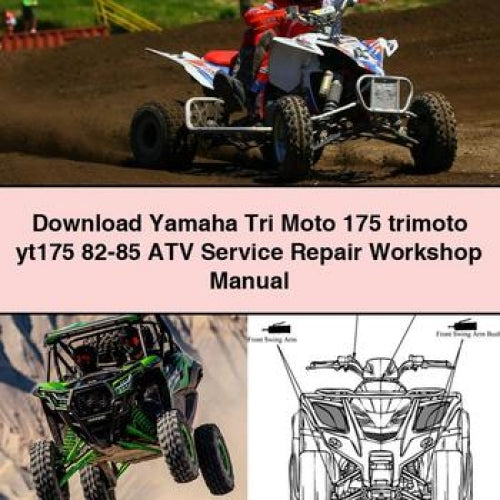 Download Yamaha Tri Moto 175 trimoto yt175 82-85 ATV Service Repair Workshop Manual PDF