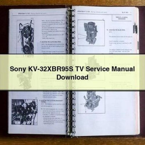 Sony KV-32XBR95S TV Service Manual Download PDF