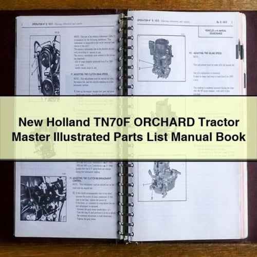 NEW Holland TN70F ORCHARD Tractor MASTER ILLUSTRATED Parts List Manual BOOK PDF Download