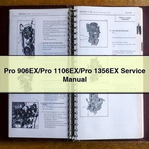 Pro 906EX/Pro 1106EX/Pro 1356EX Service Manual PDF Download