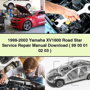 Manual de servicio y reparación de Yamaha XV1600 Road Star 1999-2003 (99 00 01 02 03)