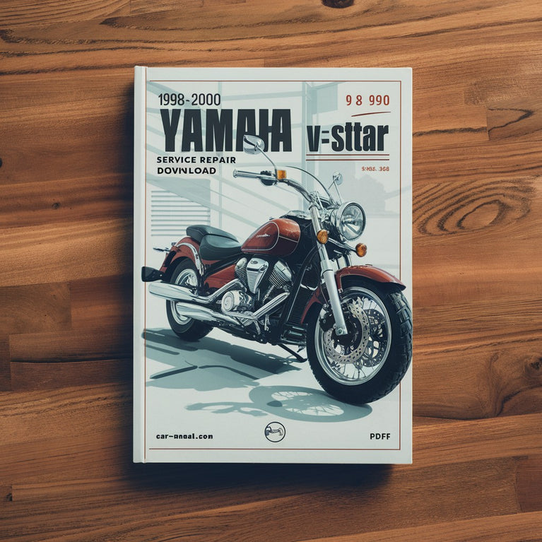 1998-2000 Yamaha XVS650 V-Star Service Repair Manual  ( 98 99 00 )