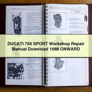 DUCATI 750 SPORT Workshop Repair Manual  1988 Onward