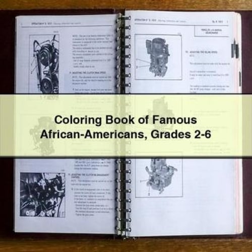 Livre de coloriage des Afro-Américains célèbres de la 2e à la 6e année