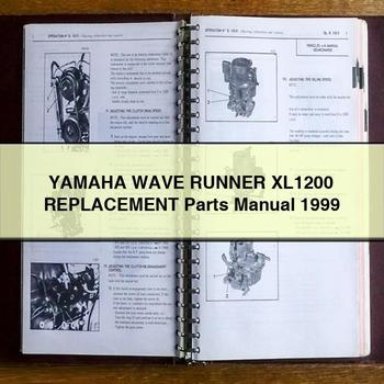 Manuel des pièces de rechange pour Yamaha WAVE RUNNER XL1200 1999