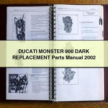 Manual de piezas de repuesto de la DUCATI MONSTER 900 DARK 2002