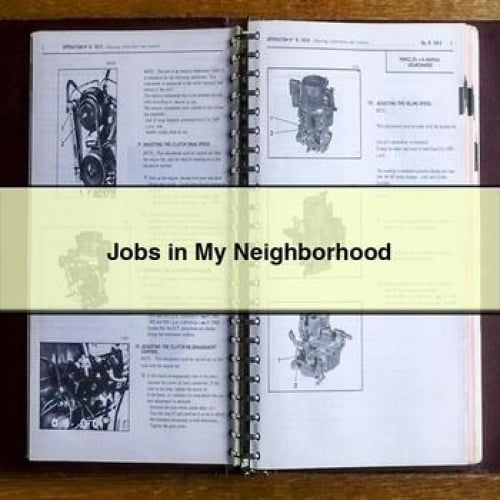 Jobs in My Neighborhood