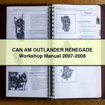 CAN AM OUTLAndER RENEGADE Workshop Manual 2007-2008