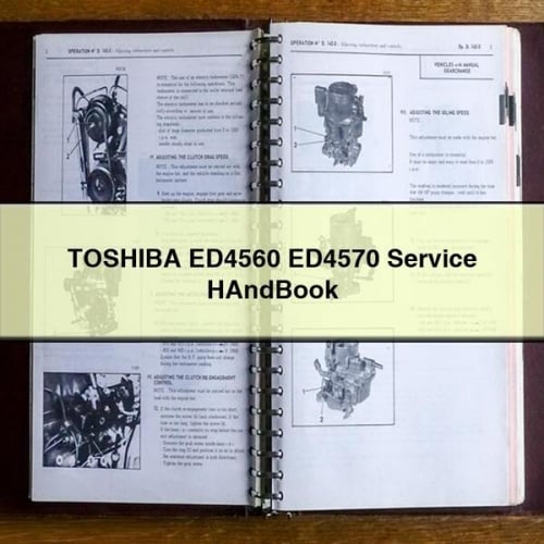 TOSHIBA ED4560 ED4570 Service HAndBOOK