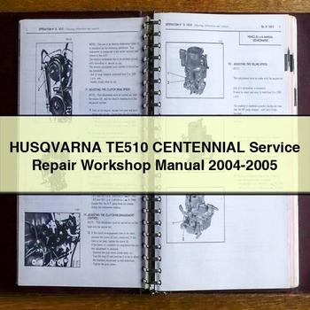 HUSQVARNA TE510 CENTENNIAL Service Repair Workshop Manual 2004-2005