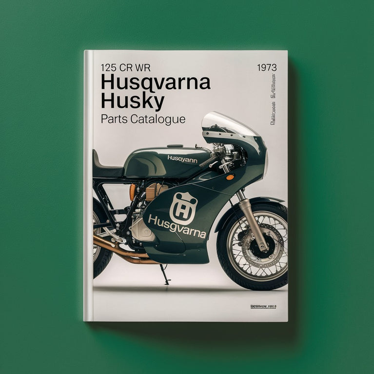 Catálogo de piezas de Husqvarna Husky 125 CR WR 1973