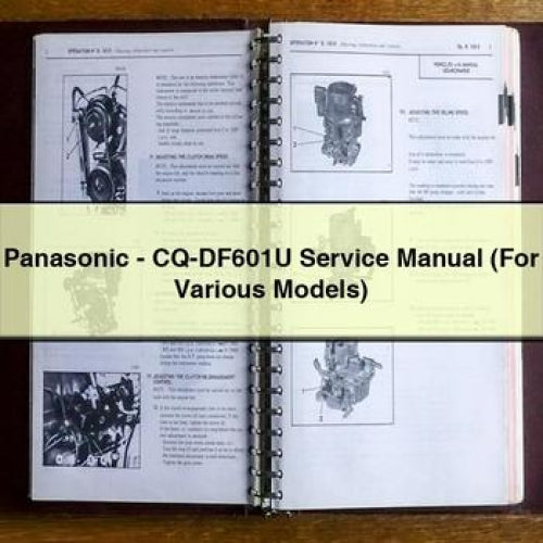 Panasonic - CQ-DF601U Service Manual (For Various Models) PDF Download