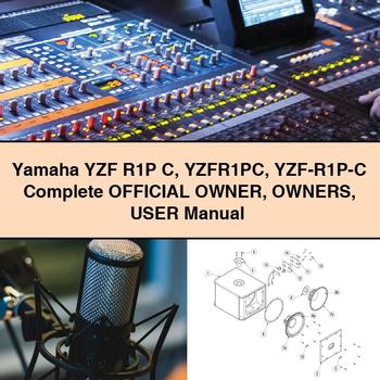 Yamaha YZF R1P C YZFR1PC YZF-R1P-C Complete OFFICIAL Owner Owners User Manual