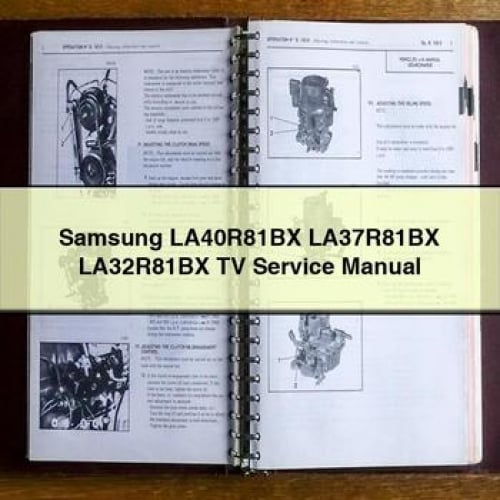 Samsung LA40R81BX LA37R81BX LA32R81BX TV Service Manual PDF Download