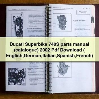 Ducati Superbike 748S parts Manual (catalogue) 2002 Pdf  ( English German Italian Spanish French)