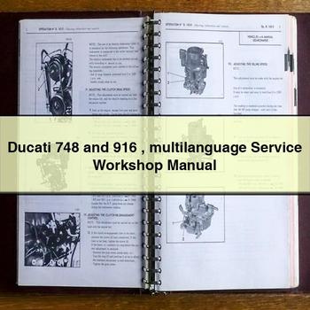 Ducati 748 and 916 multilanguage Service Workshop Manual