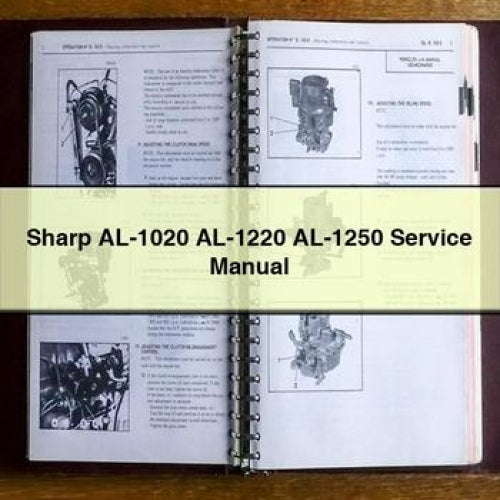 Sharp AL-1020 AL-1220 AL-1250 Service Manual PDF Download