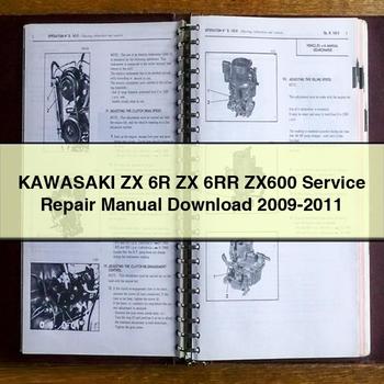 KAWASAKI ZX 6R ZX 6RR ZX600 Service Repair Manual  2009-2011