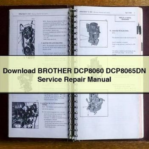 Download BROTHER DCP8060 DCP8065DN Service Repair Manual PDF