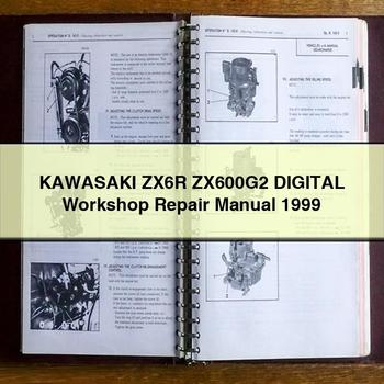 KAWASAKI ZX6R ZX600G2 Digital Workshop Repair Manual 1999