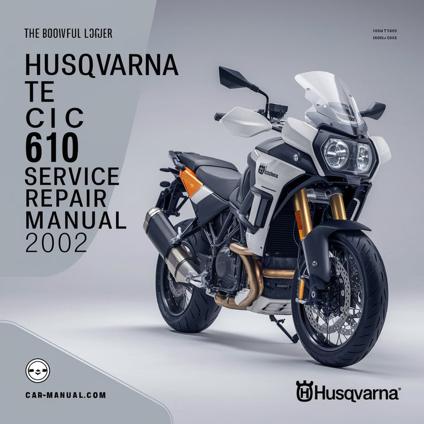 HUSQVARNA TE TC 610 Service Repair Manual 2000-2002