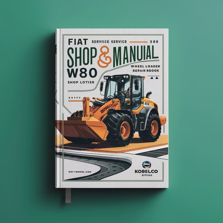 Fiat Kobelco Service W80 Shop Manual Wheel Loader Workshop Repair Book PDF Download