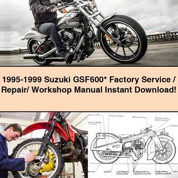 1995-1999 Suzuki GSF600  Factory Service/Repair/ Workshop Manual