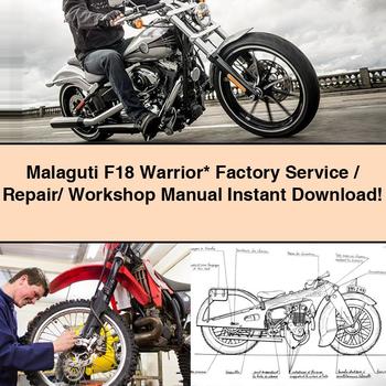 Malaguti F18 Warrior  Factory Service/Repair/ Workshop Manual