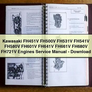 Kawasaki FH451V FH500V FH531V FH541V FH580V FH601V FH641V FH661V FH680V FH721V Engines Service Repair Manual-PDF