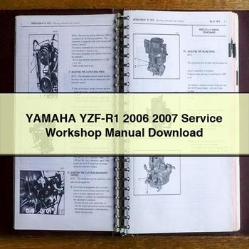 Yamaha YZF-R1 2006 2007 Service Workshop Manual