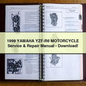 Manuel d'entretien et de réparation de la moto Yamaha YZF-R6 1999-