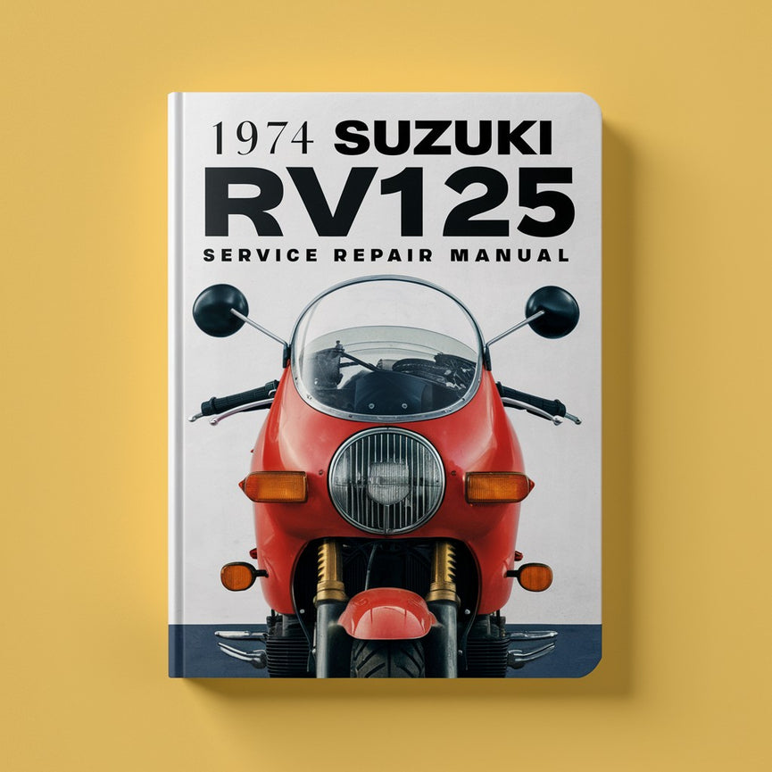 Manuel de réparation et d'entretien du Suzuki RV125 1974