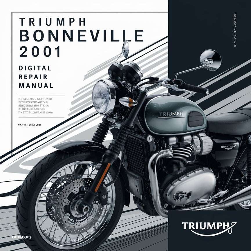 Manuel de réparation numérique Triumph Bonneville 2001