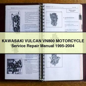 KAWASAKI VULCAN VN800 Motorcycle Service Repair Manual 1995-2004