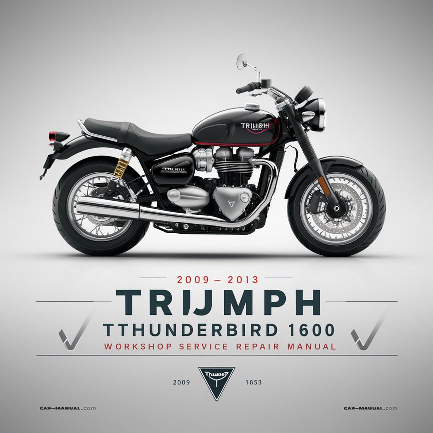 Manual de servicio y reparación del taller Triumph Thunderbird 1600 2009-2013