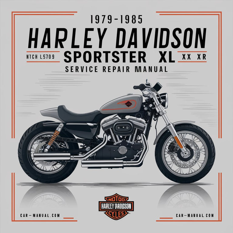 1979-1985 Harley Davidson Sportster XL XR Service Repair Manual