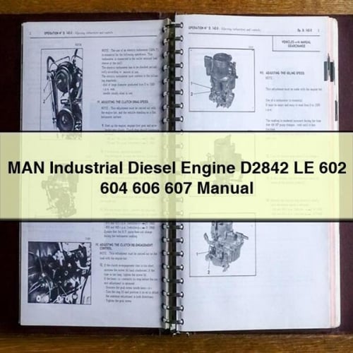 Manual del motor diésel industrial MAN D2842 LE 602 604 606 607