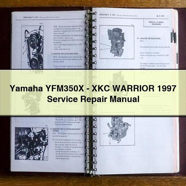 Yamaha YFM350X-XKC WARRIOR 1997 Service Repair Manual