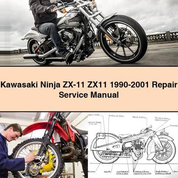 Kawasaki Ninja ZX-11 ZX11 1990-2001 Repair Service Manual