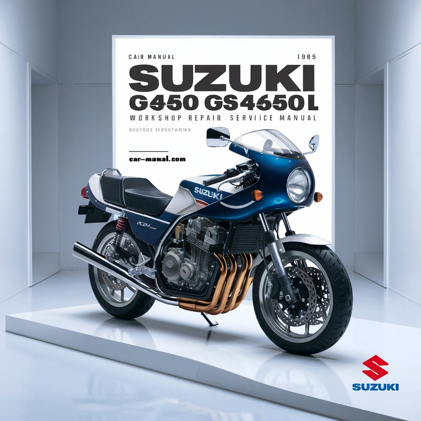 Manuel d'atelier de réparation et d'entretien Suzuki GS450 GS450L 1980-1985