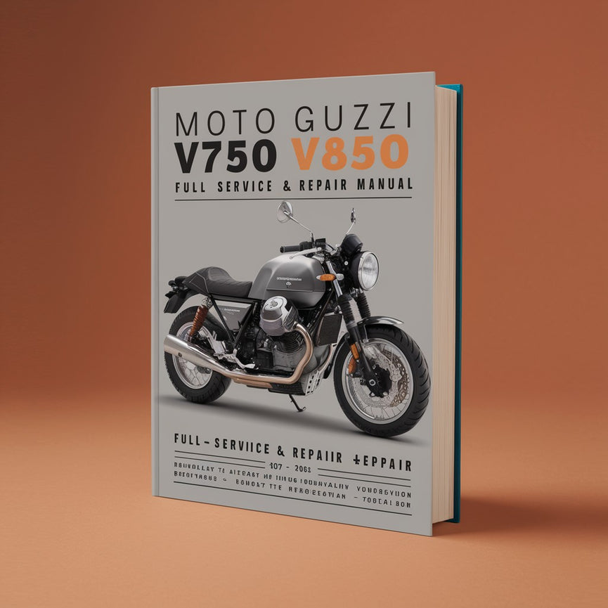 Manual de servicio y reparación completo de MOTO GUZZI V7 V750 V850