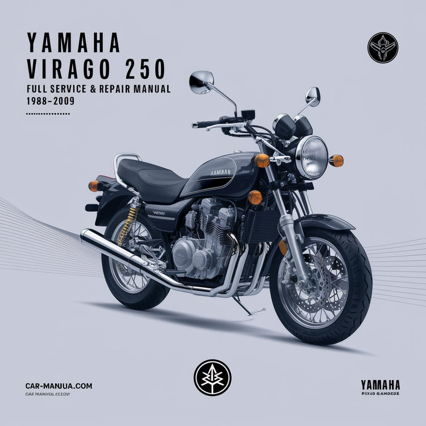 Manuel d'entretien et de réparation complet Yamaha VIRAGO 250 XV250 1988-2009