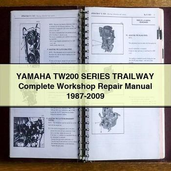 Yamaha TW200 Series TRAILWAY Complete Workshop Repair Manual 1987-2009