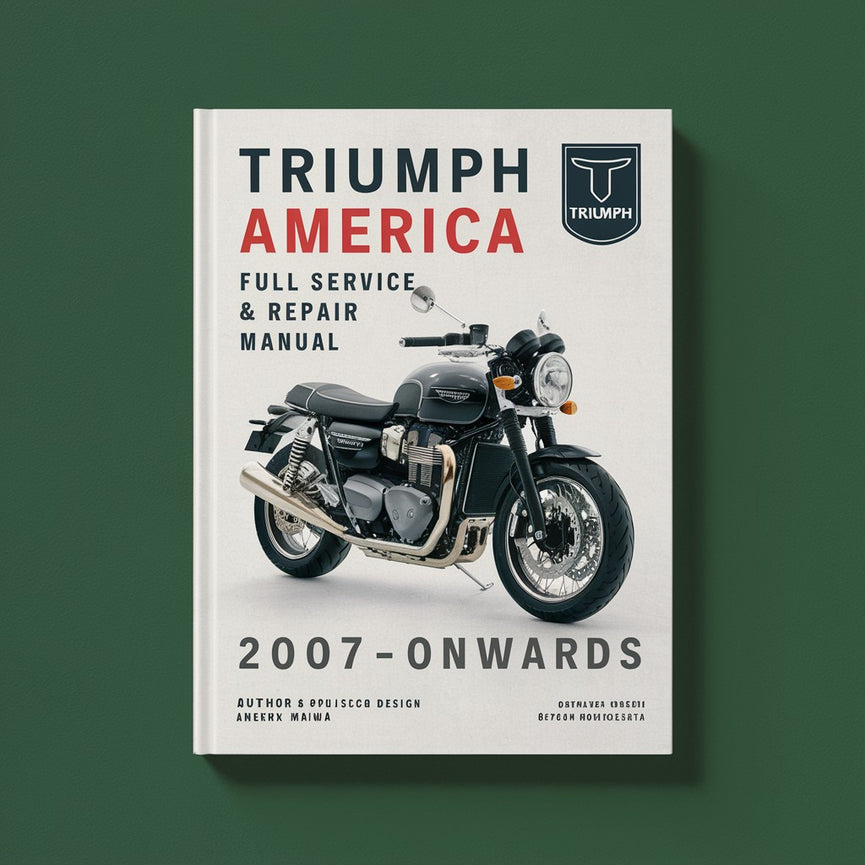 Manual de servicio y reparación completo de TRIUMPH AMERICA 865CC 2007 EN ADELANTE