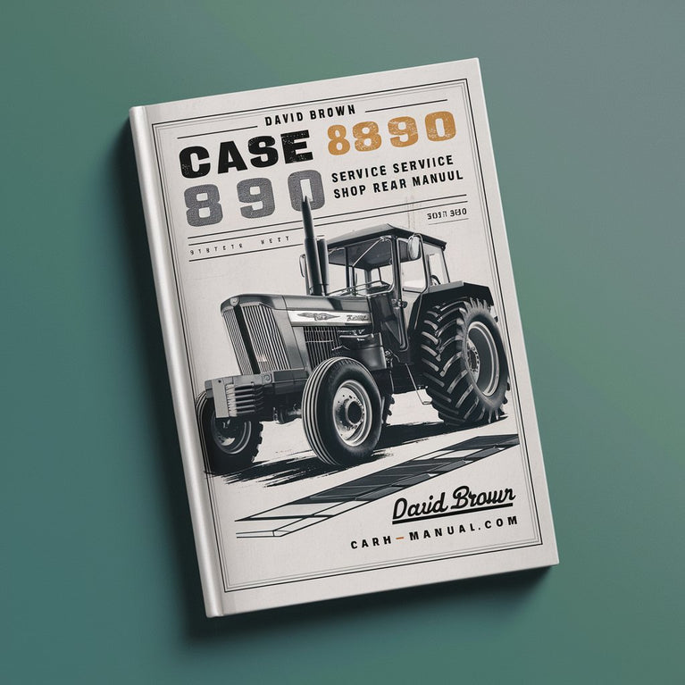 David Brown Case 880 990 Tractor Workshop Service Shop Repair Manual - Instant Download PDF