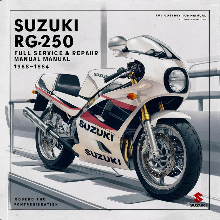 Suzuki RG250 RG250W Full Service & Repair Manual 1983-1984