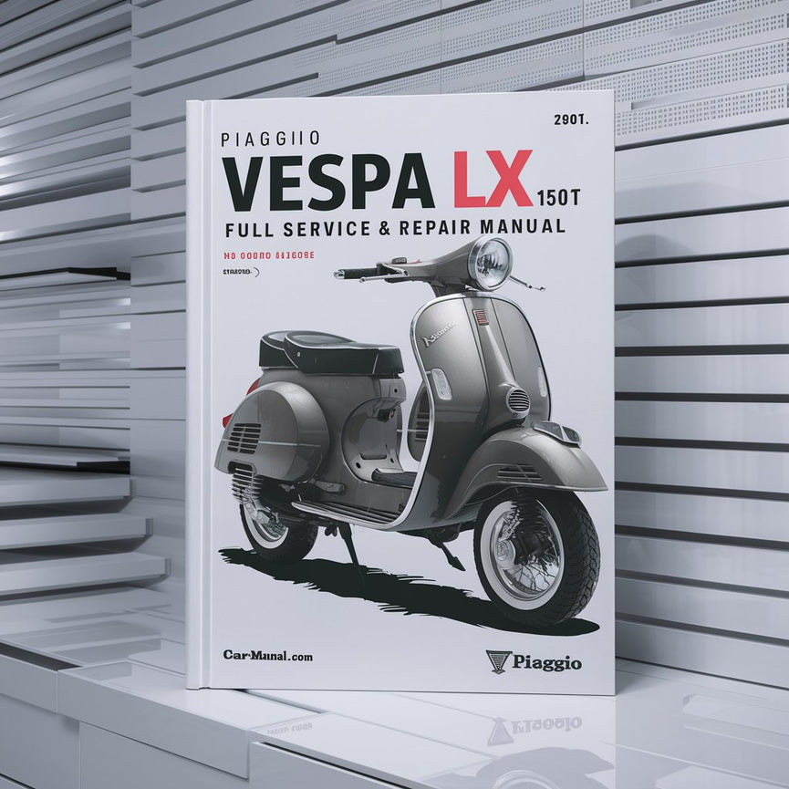 Manuel d'entretien et de réparation complet PIAGGIO VESPA LX 150 4T