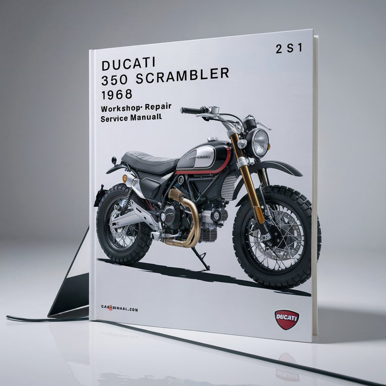 Manual de servicio y reparación del taller de la Ducati 350 Scrambler 1968