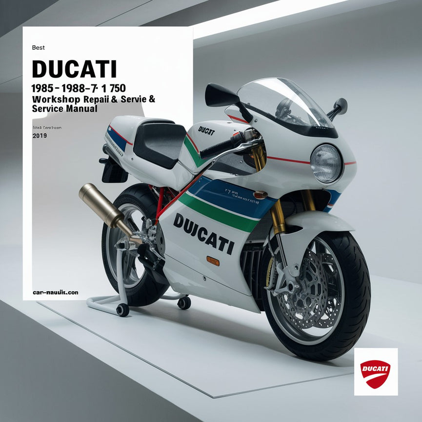 Manuel d'atelier de réparation et d'entretien DUCATI 1985-1988 750 F1 750 MONTJUICH # QUALITÉ